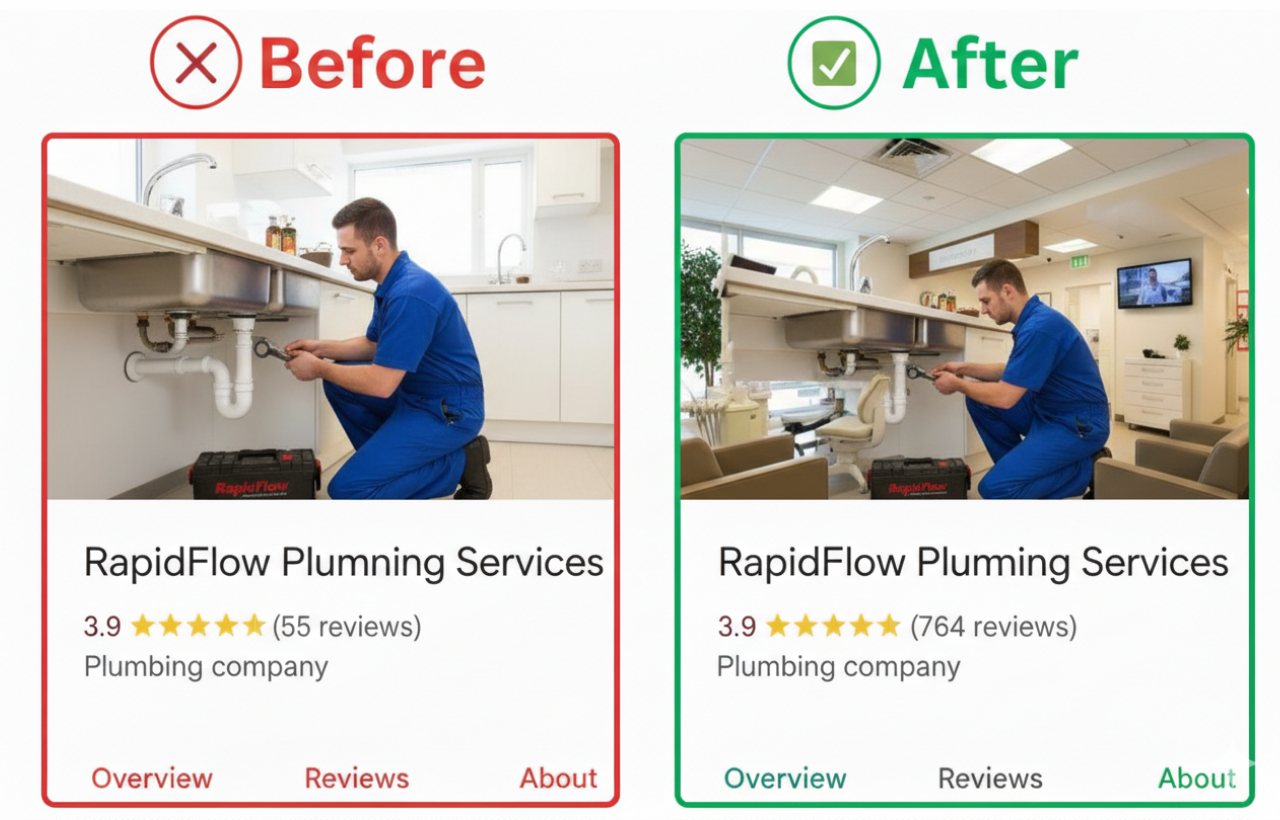 Emergency Plumber before and after review transformation