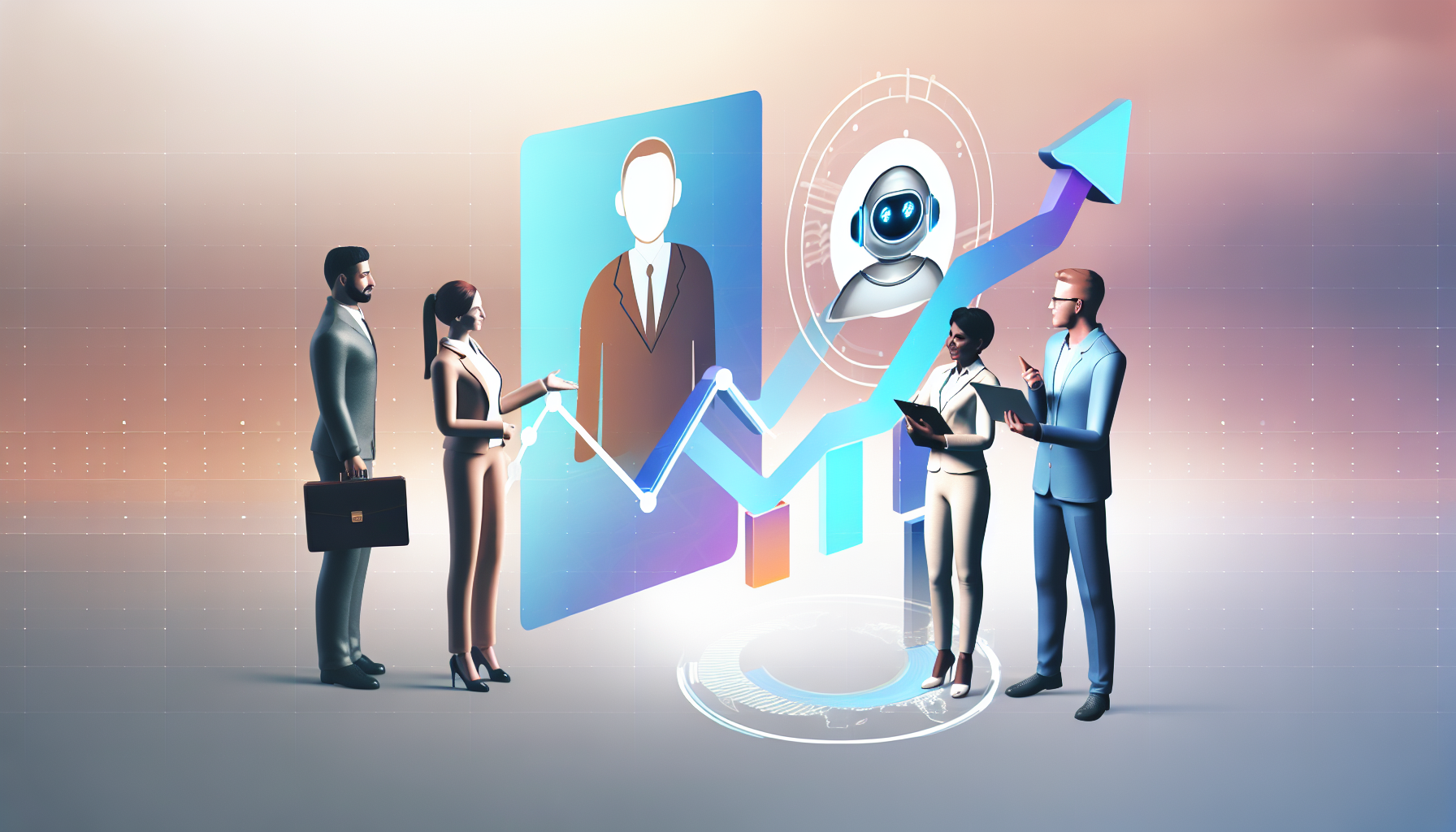 Visual representation of ai reputation management