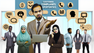 Visual representation of customer complaints opportunities
