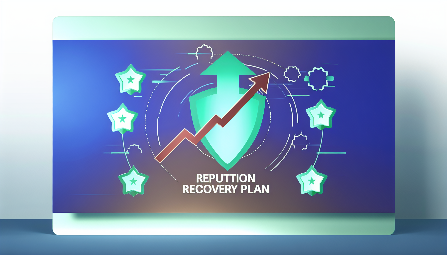 Visual representation of reputation recovery plans