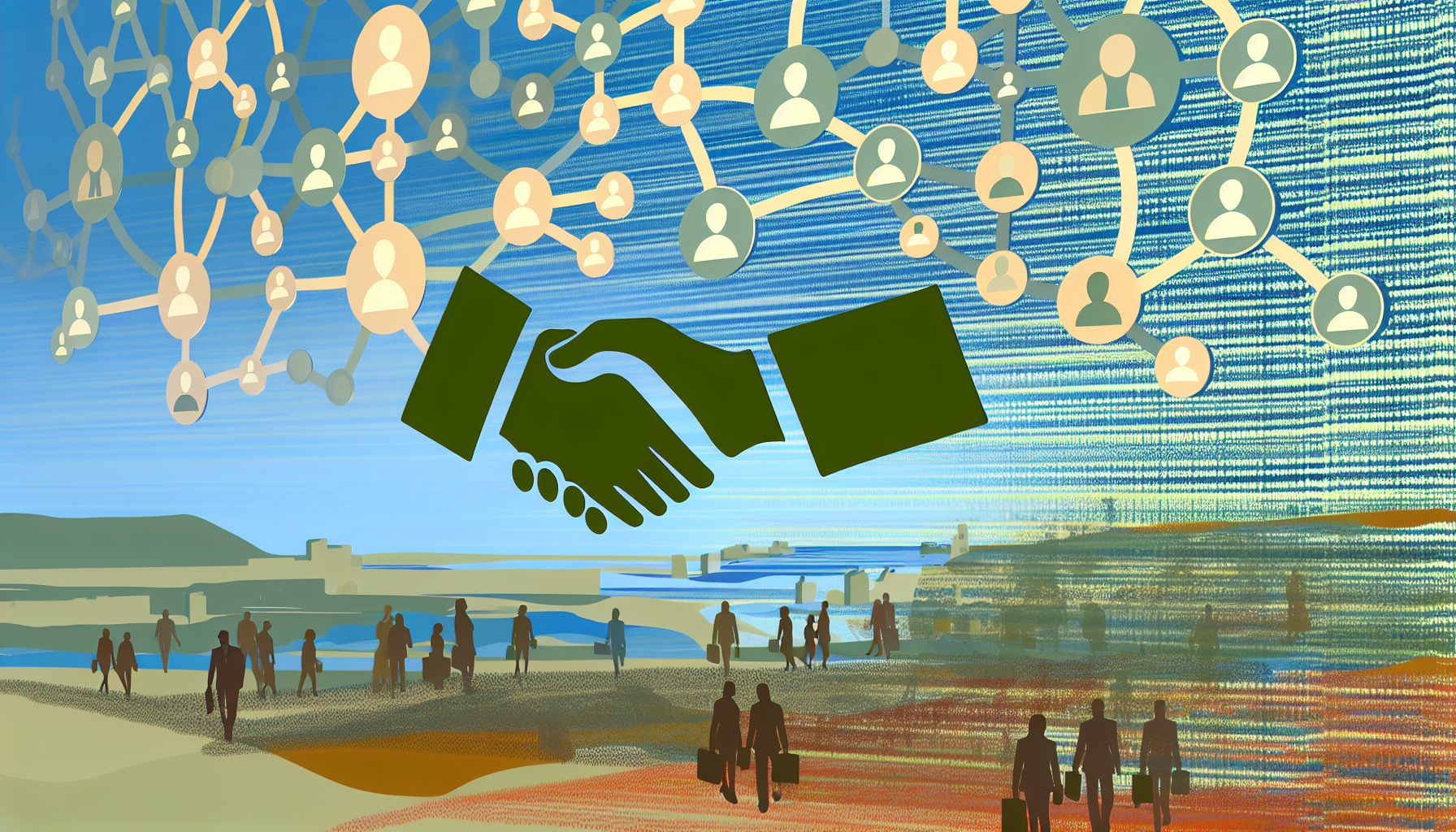 Visual representation of local reputation management