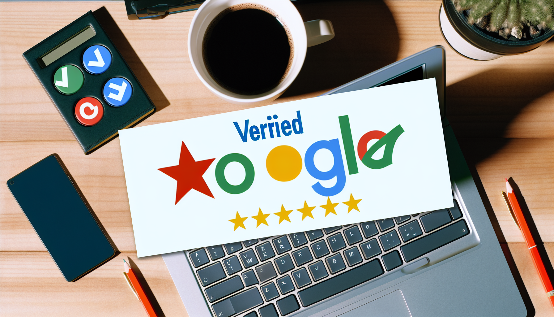 Visual representation of verified google reviews