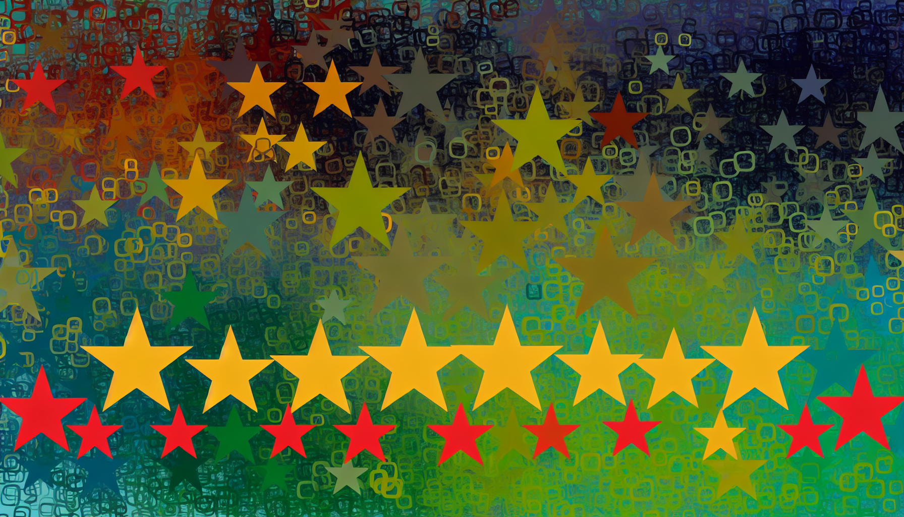 Visual representation of google reviews impressions